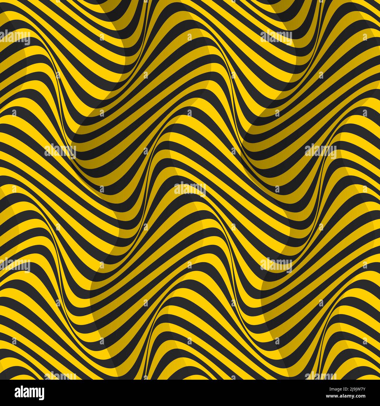 Fond d'illusion d'art op avec vague Illustration de Vecteur