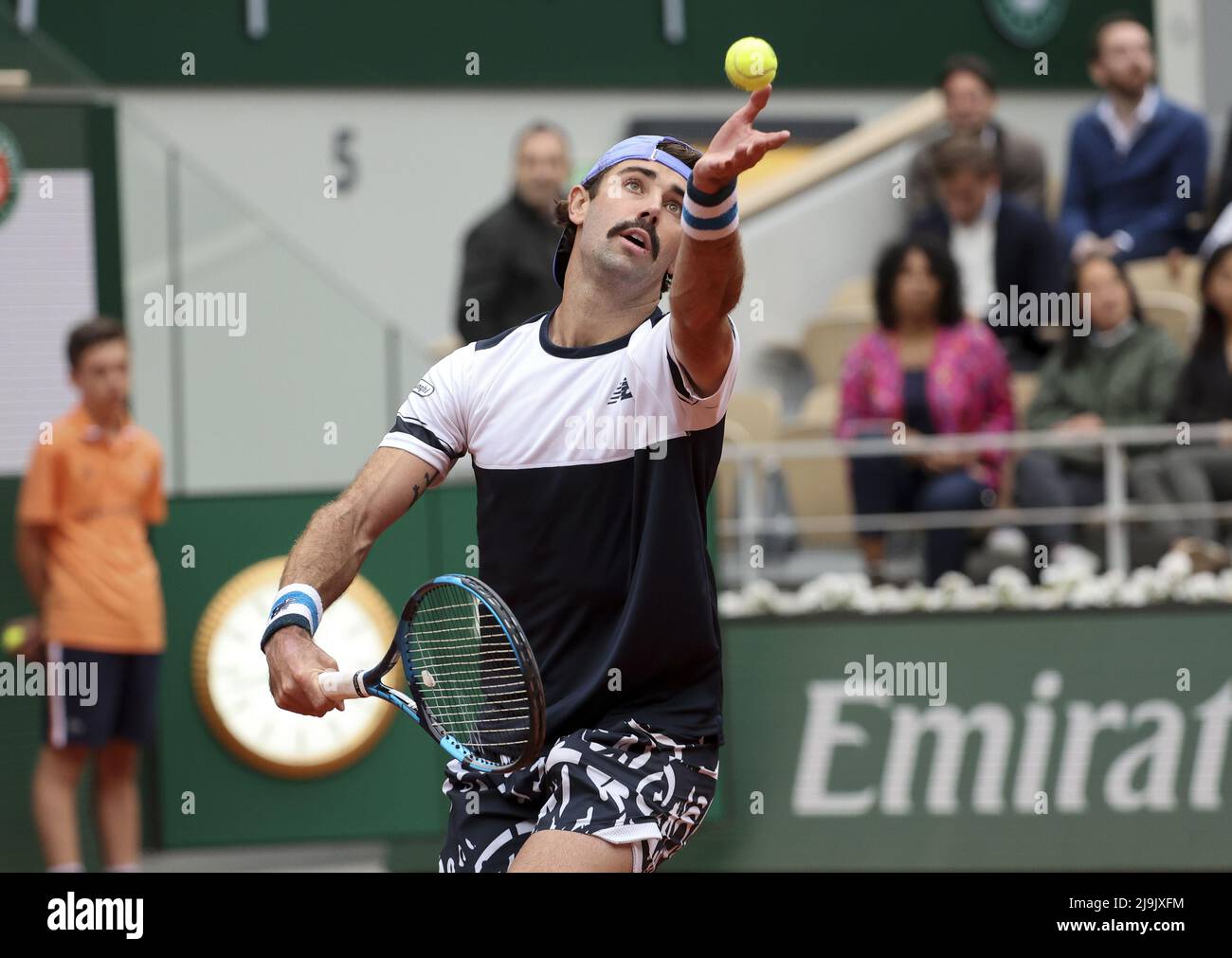 JordanThompson d'Australie pendant le 2 jour de l'Open de France 2022, un tournoi de tennis Grand Chelem le 23 mai 2022 au stade Roland-Garros à Paris, France - photo: Jean Catuffe/DPPI/LiveMedia Banque D'Images