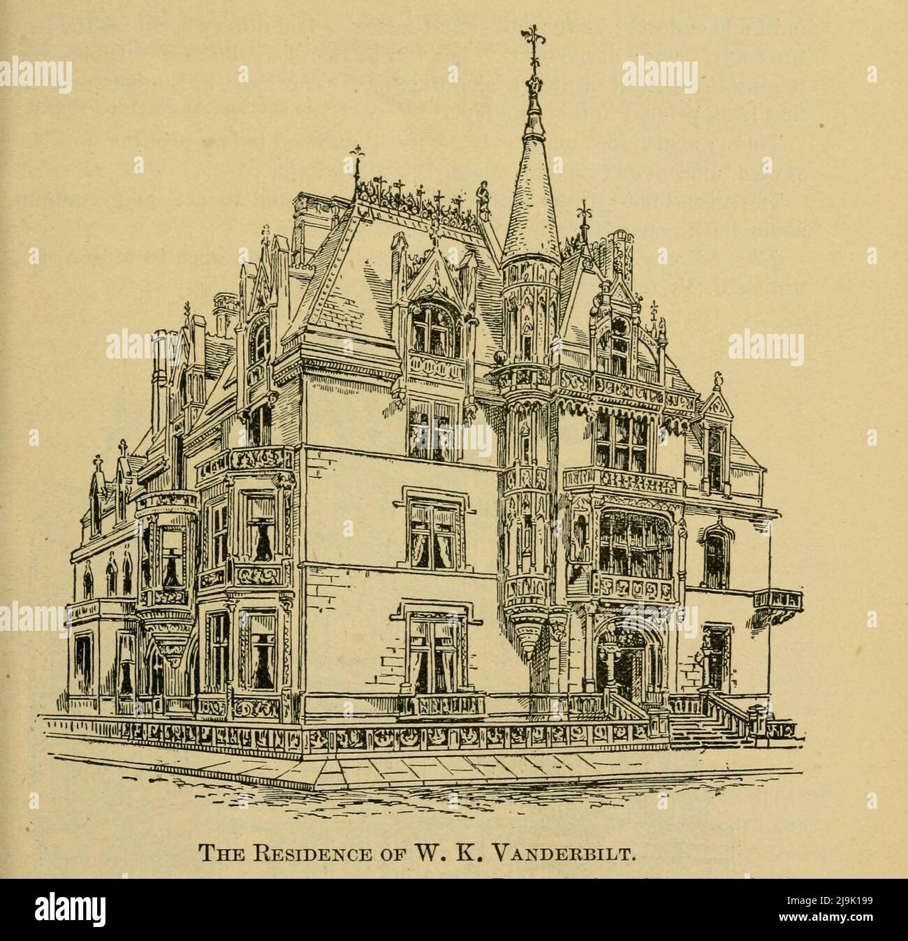 La résidence de W. K. Vanderbilt 1889 du guide ' illustre la ville de New York et ses environs. Un guide descriptif des lieux d'intérêt ' par Charles W Hobbs, Date de publication 1889 Éditeur New York, C.W. Hobbs & co Banque D'Images La résidence de W. K. Vanderbilt 1889 du guide ' illustre la ville de New York et ses environs. Un guide descriptif des lieux d'intérêt ' par Charles W Hobbs, Date de publication 1889 Éditeur New York, C.W. Hobbs & co Banque D'Images