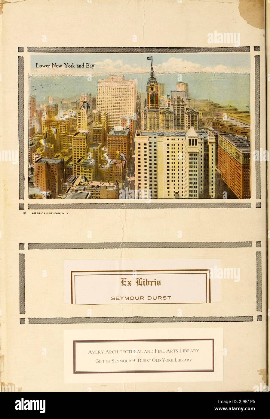 Carte postale dé 1910 à new york - France