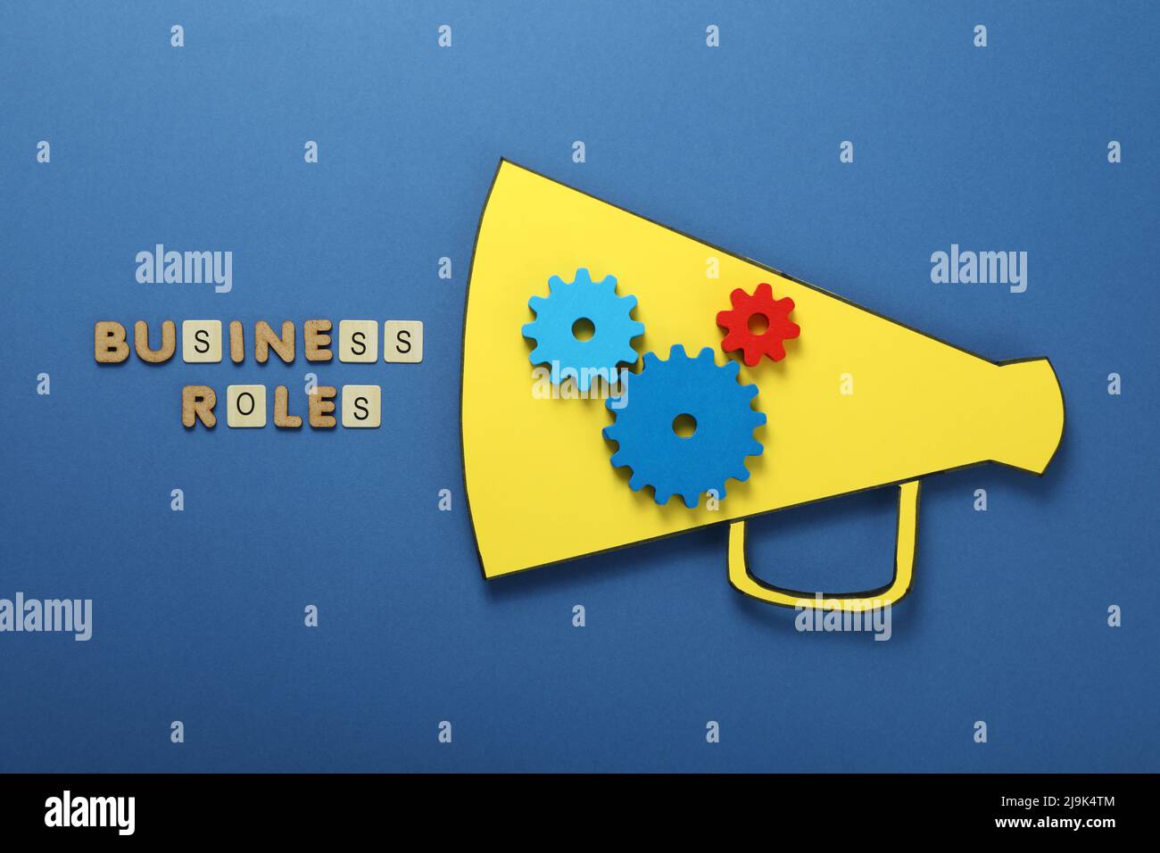 Concept des rôles et responsabilités de l'entreprise, concept de l'entreprise Banque D'Images