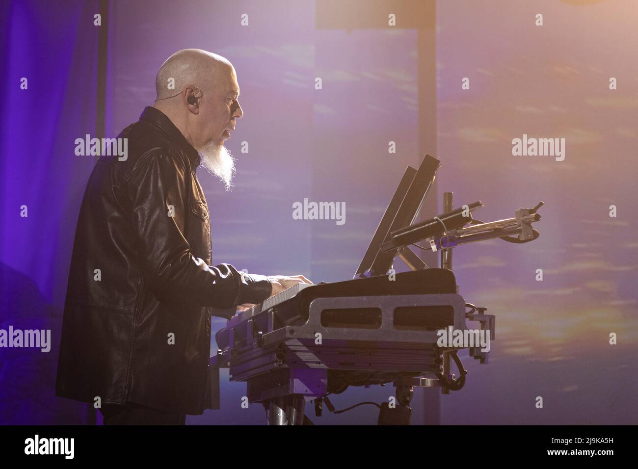 Trondheim, Norvège. 20th, mai 2022. Le groupe américain de Metal progressif Dream Theatre joue un concert en direct Trondheim Spektrum à Trondheim. Ici, le musicien Jordan Rudes est vu en direct sur scène. (Crédit photo: Gonzales photo - Tor Atle Kleven). Banque D'Images