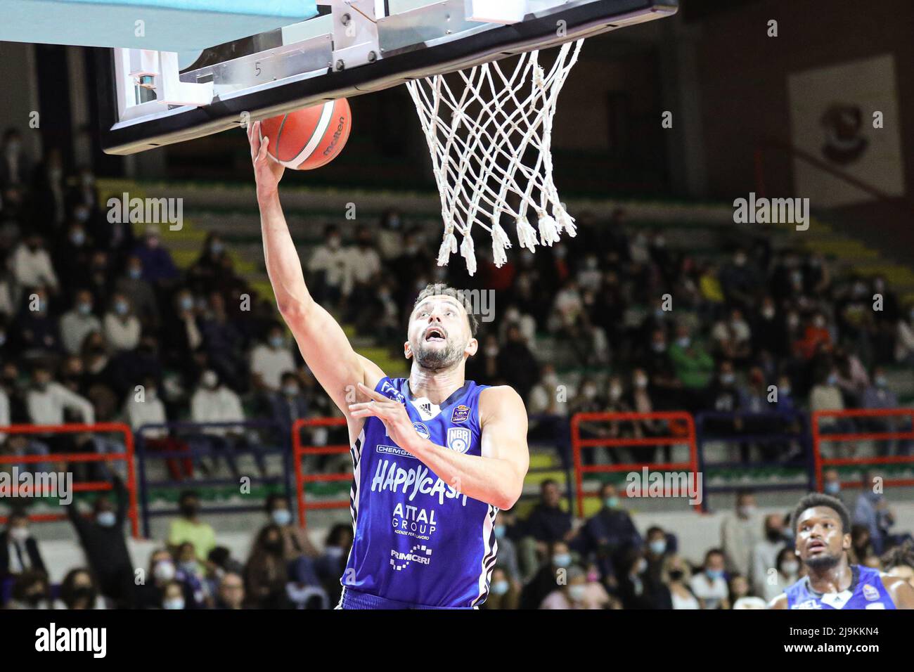 Raphael Gaspardo (# 10 Brindisi) pendant Derthona panier vs Happy Casa Brindisi championnat schip série A1 2021-2022 LBA Banque D'Images