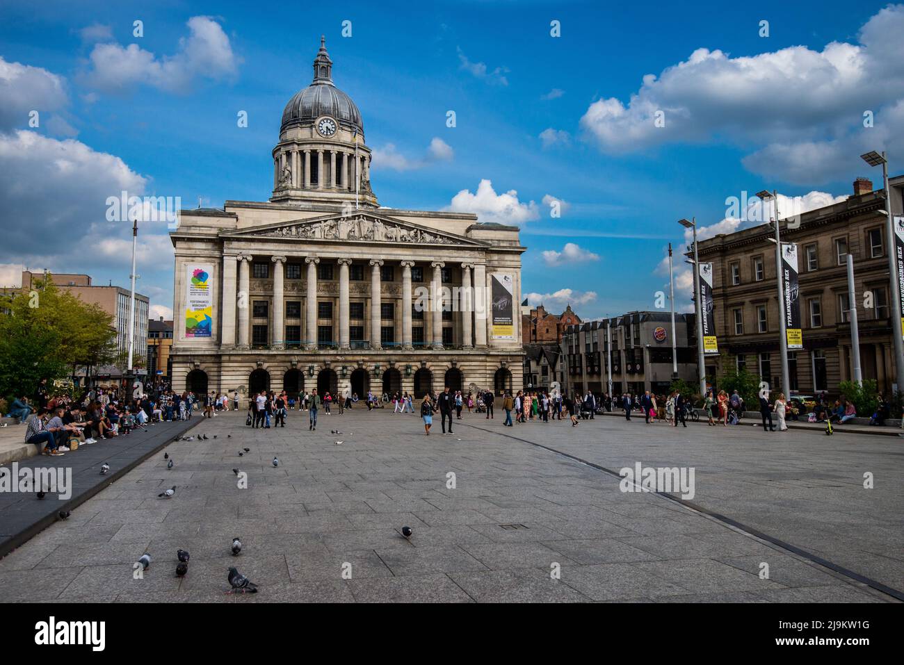 Nottingham Council House ou hôtel de ville Banque D'Images