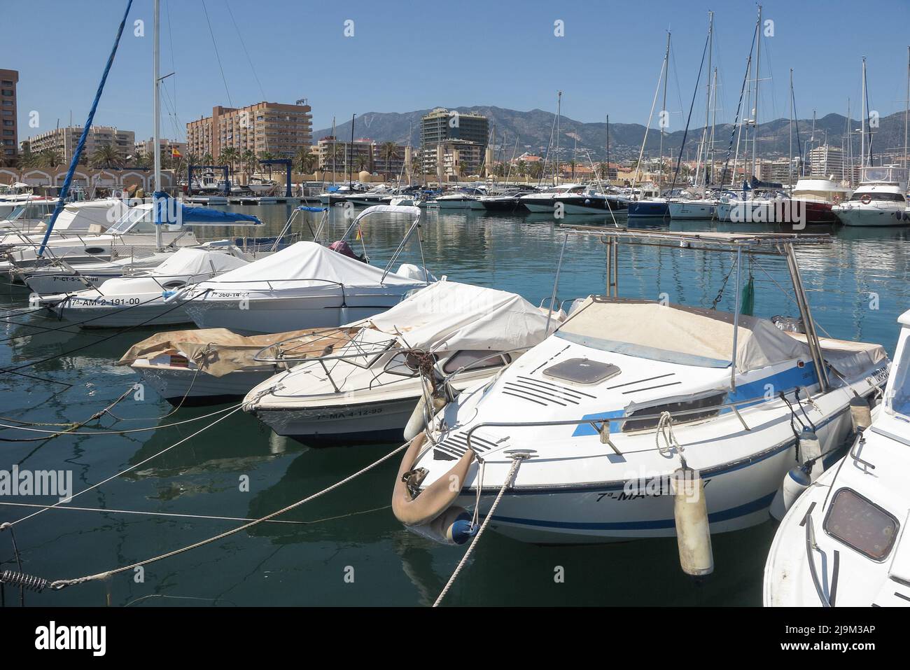 Marina, Fuengirola, Malaga, Espagne Banque D'Images
