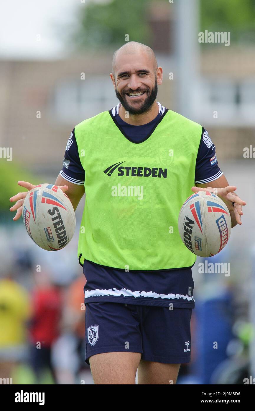 Featherstone, Angleterre - 21st mai 2022 - Johnathon Ford of Featherstone Rovers. Rugby League Betfred Championship Featherstone Rovers vs Whitehaven RLFC au Millenium Stadium, Featherstone, Royaume-Uni Dean Williams Banque D'Images