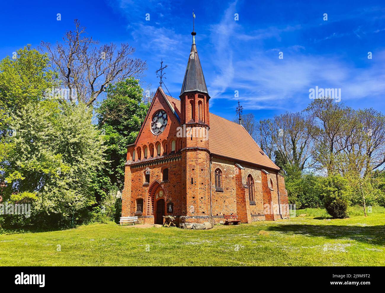 Vieille chapelle d'Althof près de Bad Doberan (Allemagne) Banque D'Images