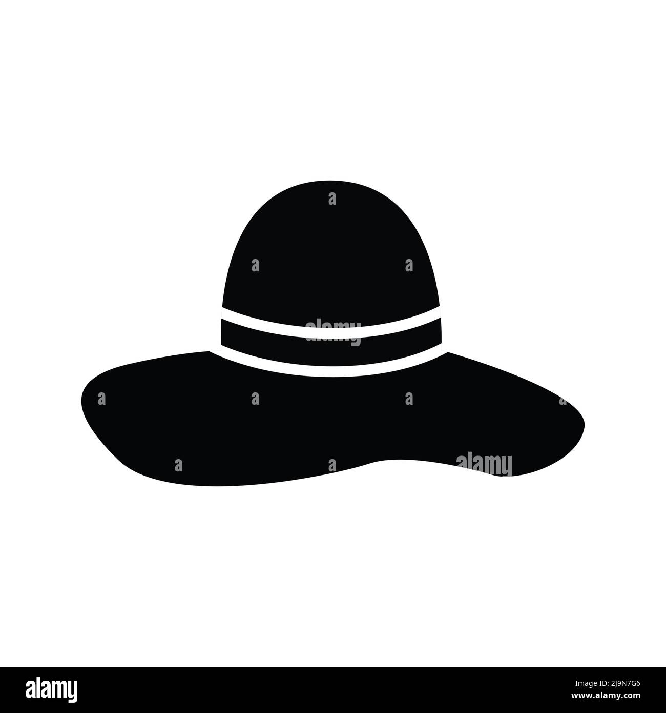 icône hat. sur fond blanc Illustration de Vecteur