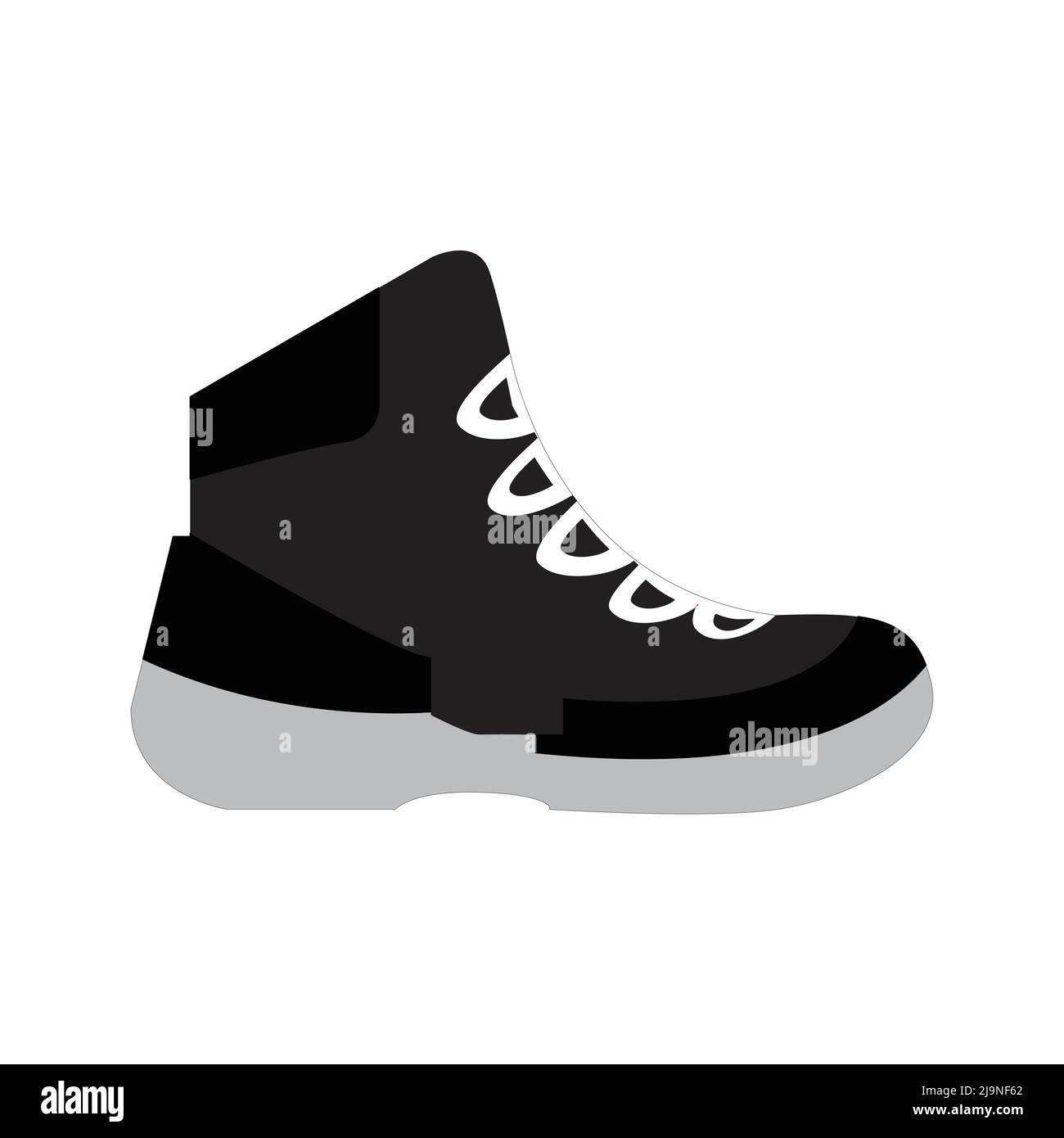 icône de chaussure moderne. sur fond blanc Illustration de Vecteur