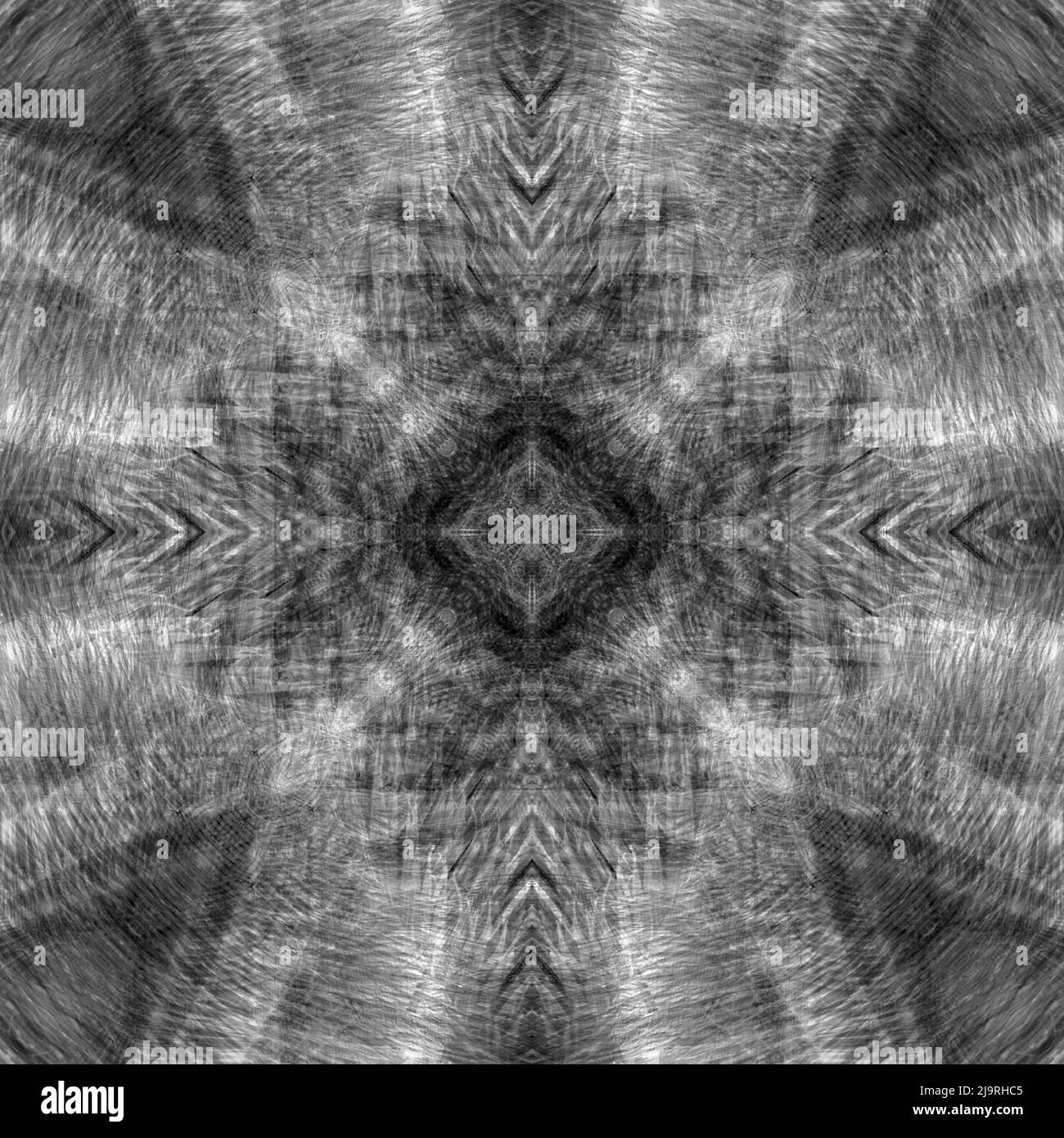 Abstrait noir et blanc. Banque D'Images