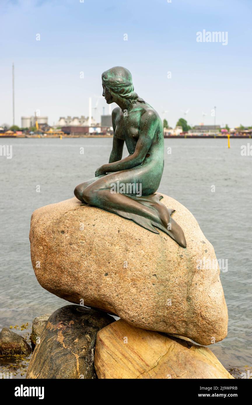 Den lille Havfrue, la statue de la petite Sirène, Copenhague, Danemark Banque D'Images Den lille Havfrue, la statue de la petite Sirène, Copenhague, Danemark Banque D'Images