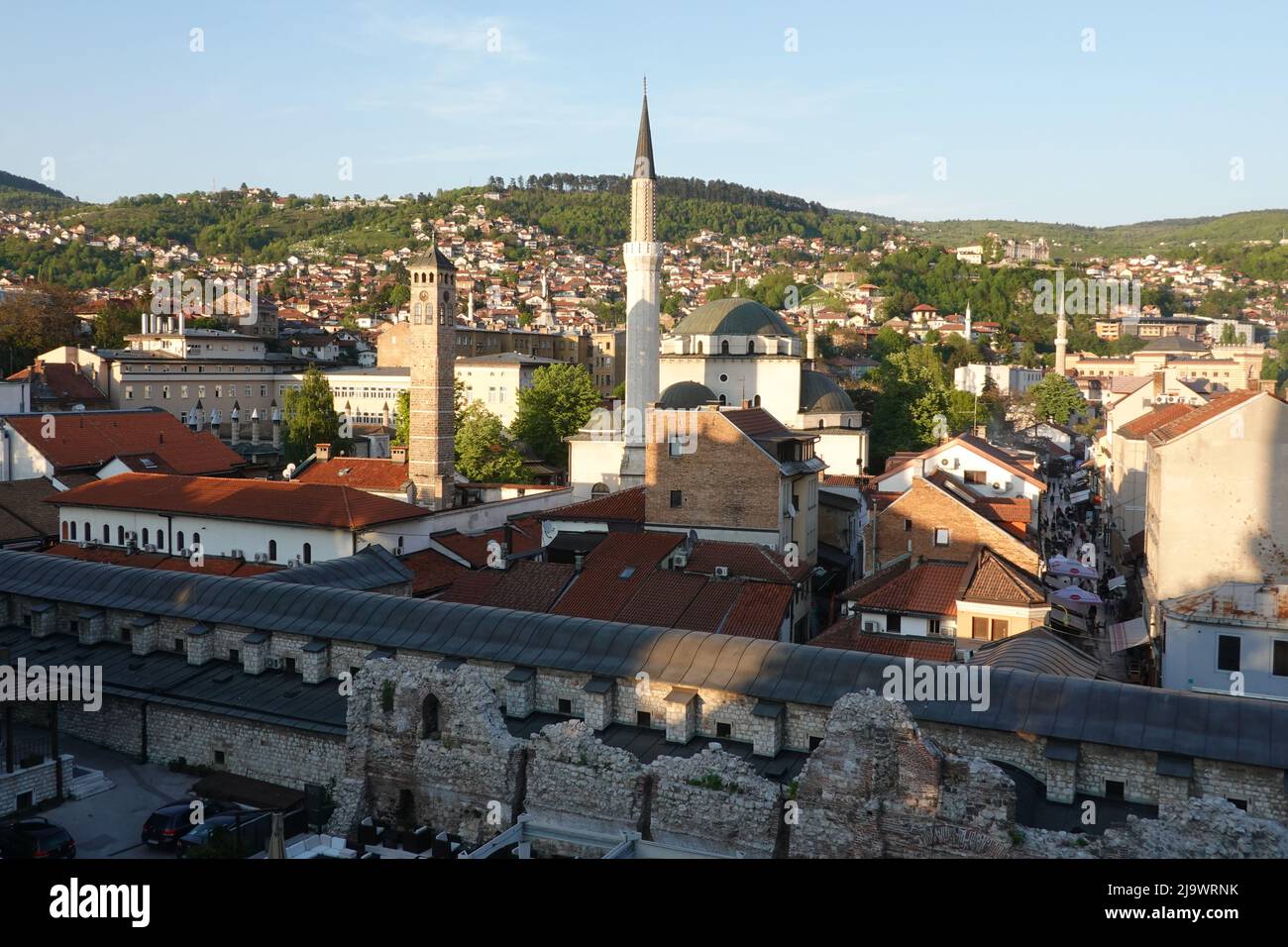 Mosquée Gazi Husrev-Beg, Sarajevo, Bosnie-Herzégovine, Balkans, Europe Banque D'Images