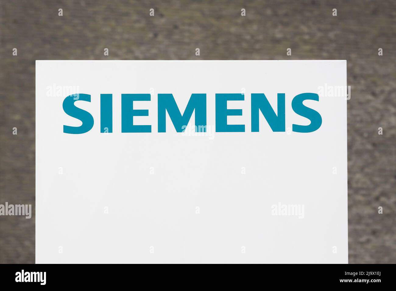 Tilst, Danemark - 21 juin 2015:Siemens est une multinationale allemande. Les principales divisions de l'entreprise sont l'industrie, l'énergie, la santé Banque D'Images