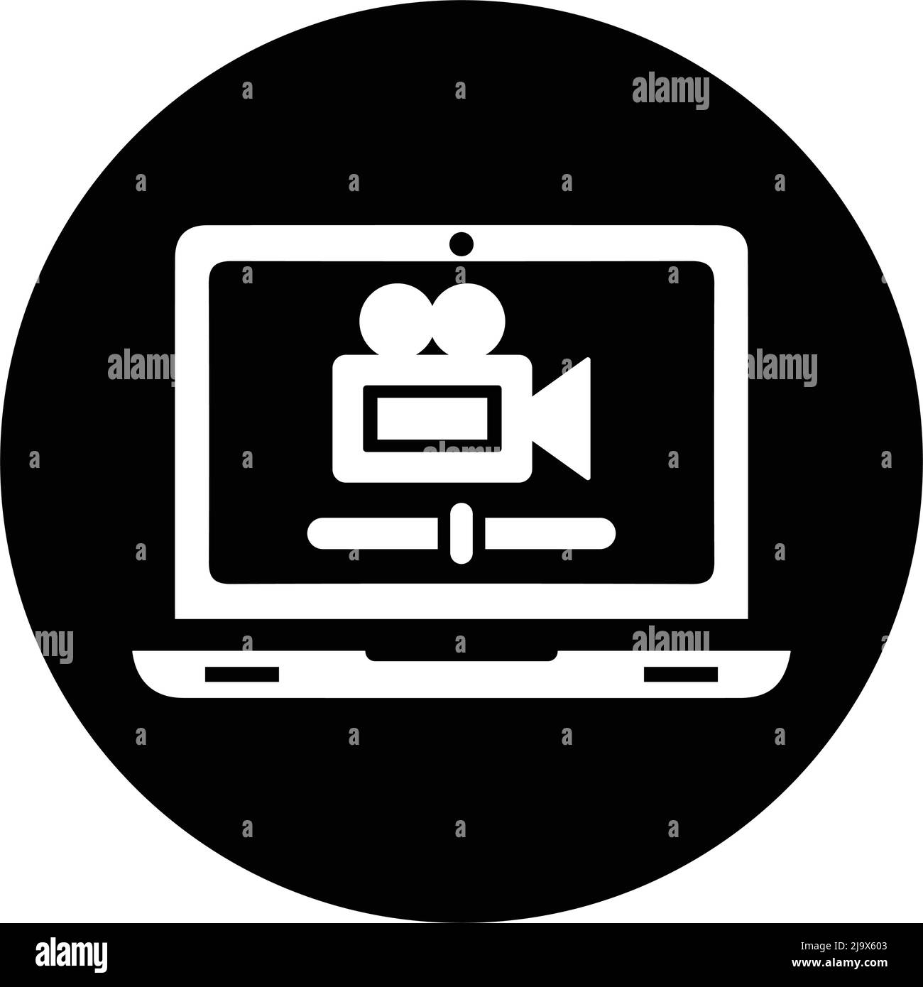 Icône multimédia, multimédia, vidéo - utilisation parfaite pour concevoir et développer des sites Web, des fichiers imprimés et des présentations, des supports promotionnels, Illustratio Illustration de Vecteur