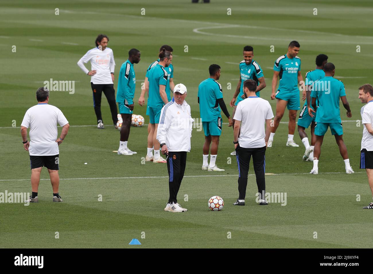 Madrid, Espagne. 24th mai 2022. (Real) football : Ligue des champions de l'UEFA Journée des médias du Real Madrid CF à la Ciudad Real Madrid à Madrid, Espagne . Crédit: Mutsu Kawamori/AFLO/Alay Live News Banque D'Images