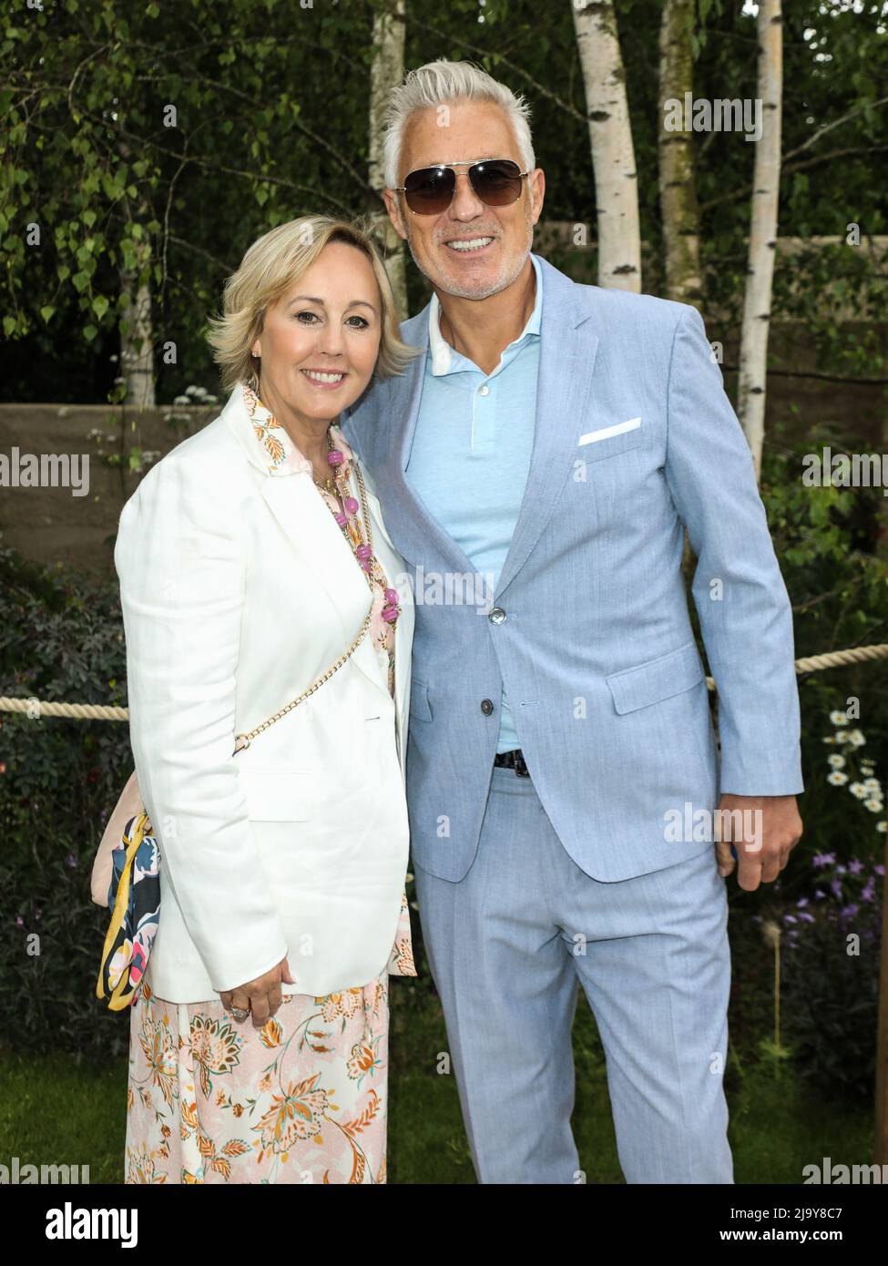 Londres, Royaume-Uni. 23rd mai 2022. Shirlie Kemp (L) et Martin Kemp (R) assistent à un jour de presse au RHS Chelsea Flower Show au Royal Hospital Chelsea à Londres. (Photo de Brett Cove/SOPA Images/Sipa USA) crédit: SIPA USA/Alay Live News Banque D'Images