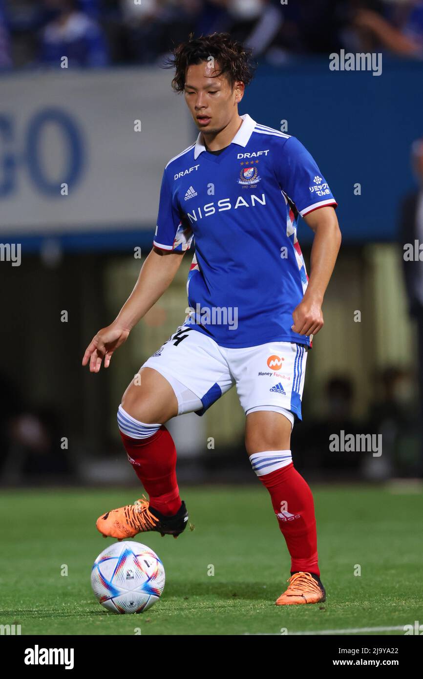 Stade de football NHK Spring Mitsuzawa, Kanagawa, Japon. 25th mai 2022. Tomoki Iwata (F. Marinos), 25 MAI 2022 - football : 2022 J1 match de la ligue entre Yokohama F. Marinos - Kyoto Sanga F.C. au NHK Spring Mitsuzawa football Stadium, Kanagawa, Japon. Credit: YUTAKA/AFLO SPORT/Alay Live News Banque D'Images