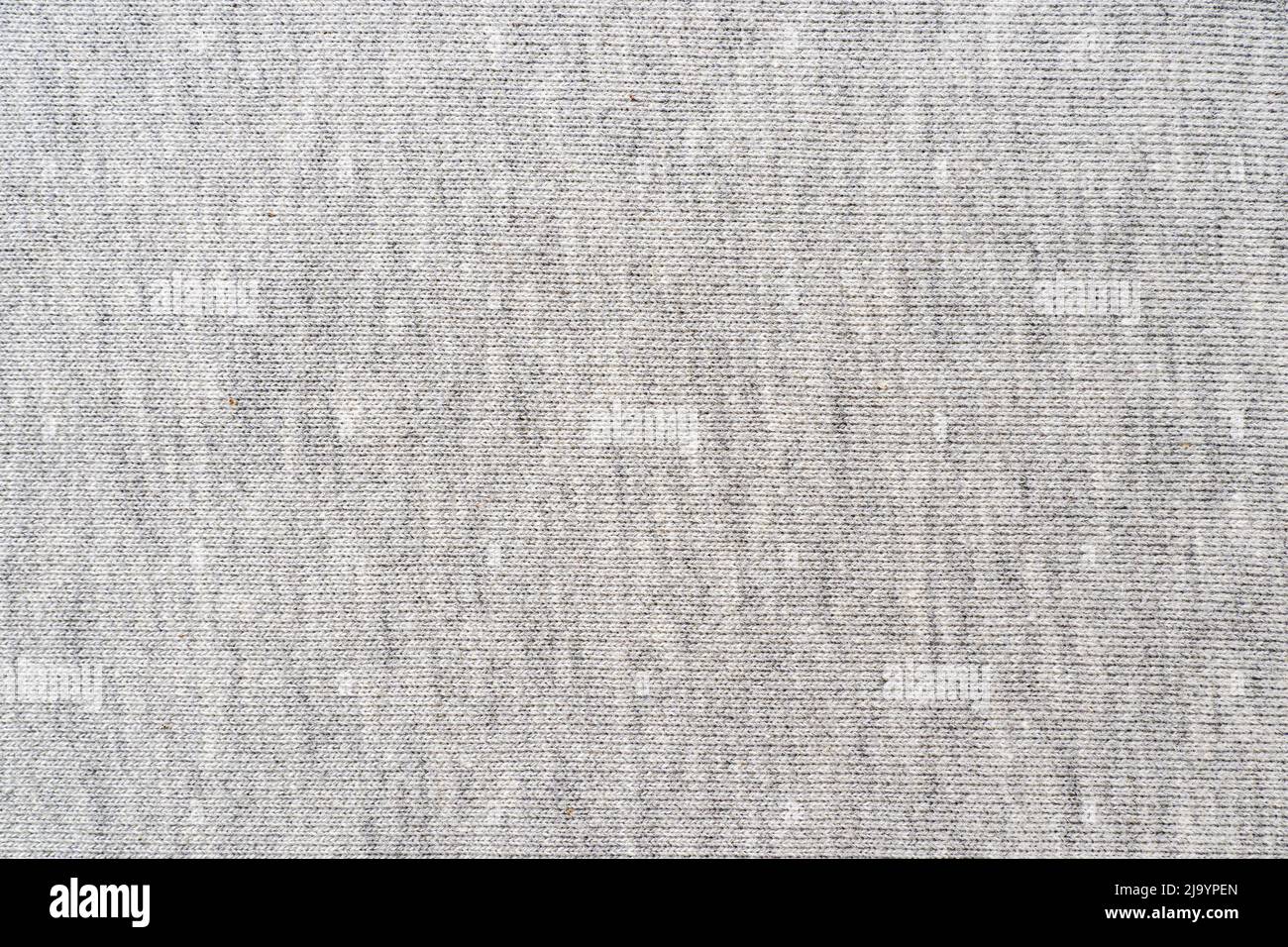 Grande texture ou arrière-plan de tissu gris, tissu en coton tricoté, vue du dessus Banque D'Images