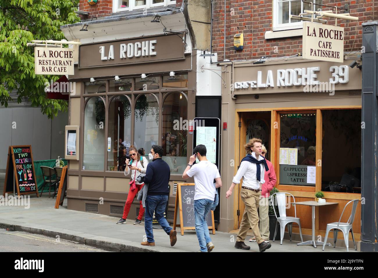 Le restaurant la Roche propose une cuisine libanaise et marocaine à Covent Garden, Londres, Royaume-Uni Banque D'Images