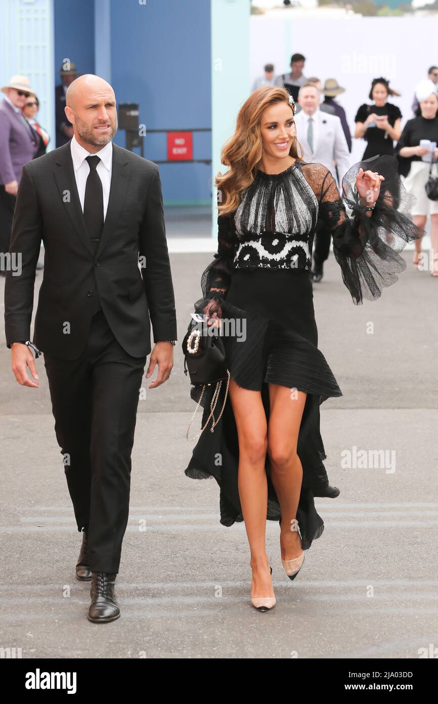 2018 Melbourne Cup Carnaval - AAMI Victoria Derby Day Banque D'Images