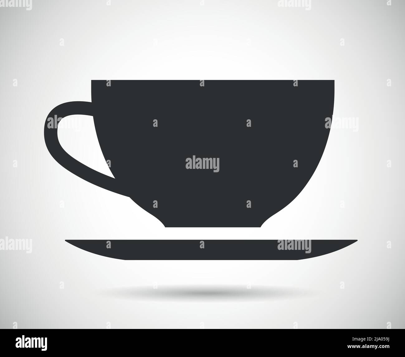 Icône représentant une tasse de soupe ou de boisson chaude Illustration de Vecteur