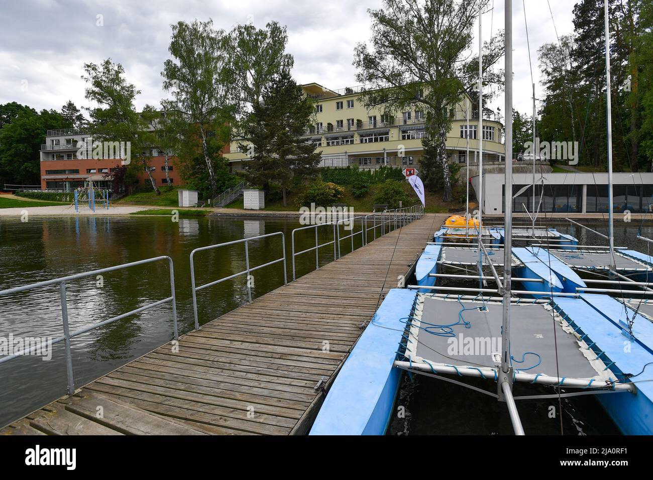 Doksy, République tchèque. 26th mai 2022. Hôtel Port près du lac Macha (Machovo jezero) à Doksy, République Tchèque, 26 mai 2022. Crédit : vit Cerny/CTK photo/Alay Live News Banque D'Images