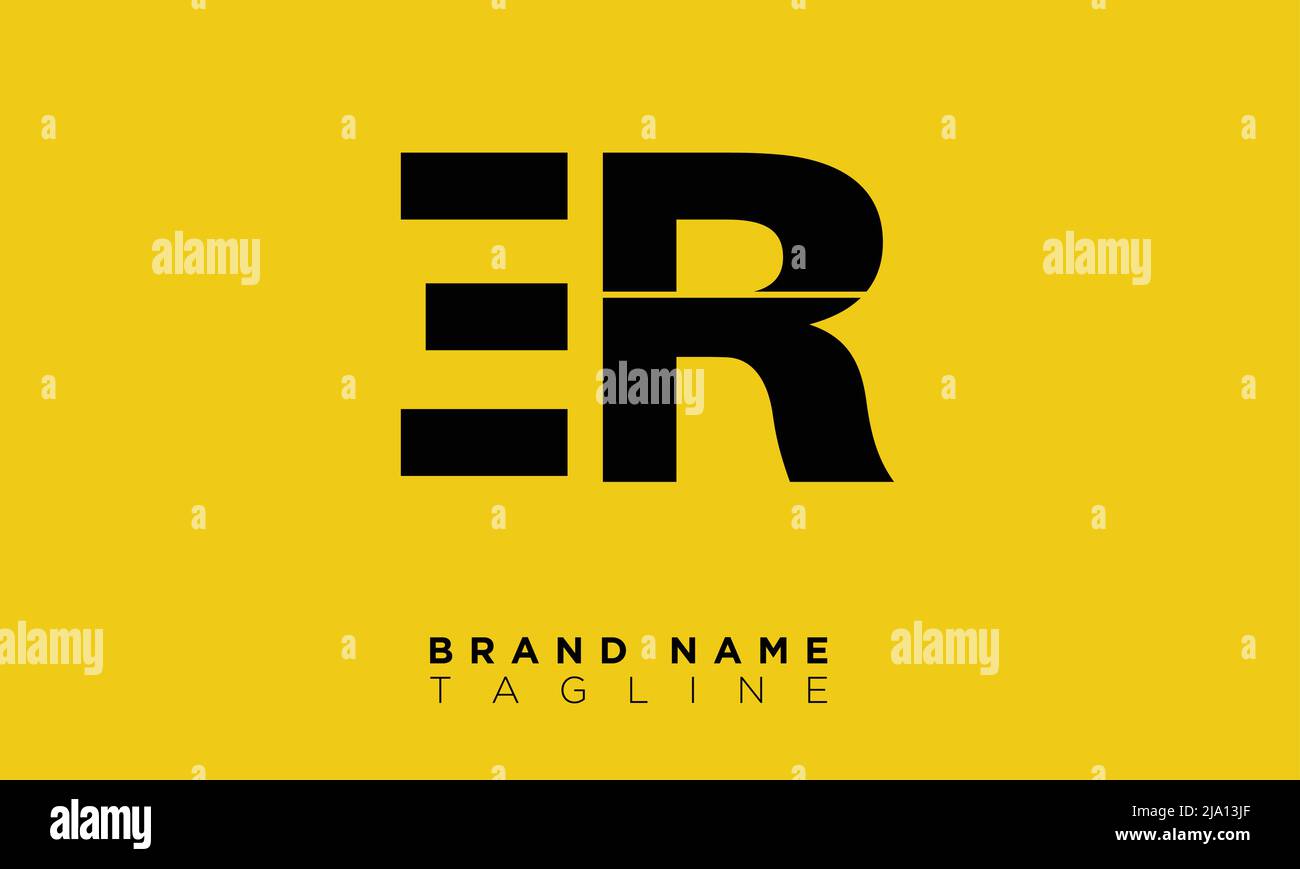 Lettres de l'ordre du travail initiales logo du monogramme Illustration de Vecteur
