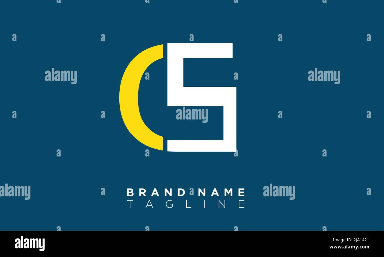 LETTRES MAJUSCULES initiales logo monogramme Illustration de Vecteur