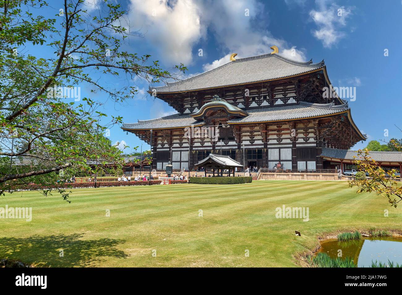 Japon. Nara. Temple Todai-ji Banque D'Images