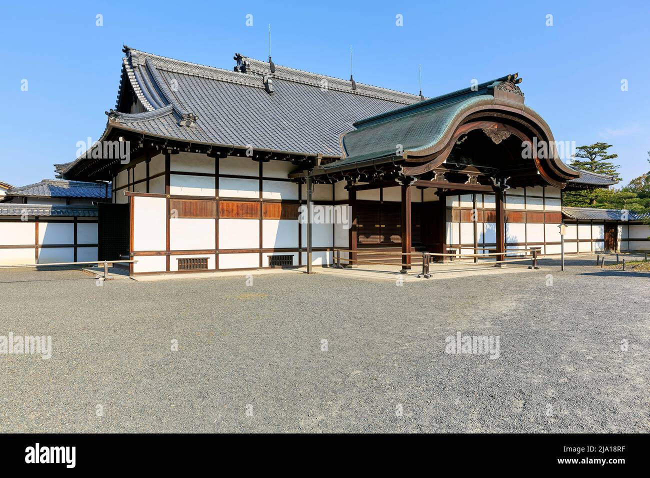 Japon. Kyoto. Château de Nijo. Palais Honmaru Banque D'Images
