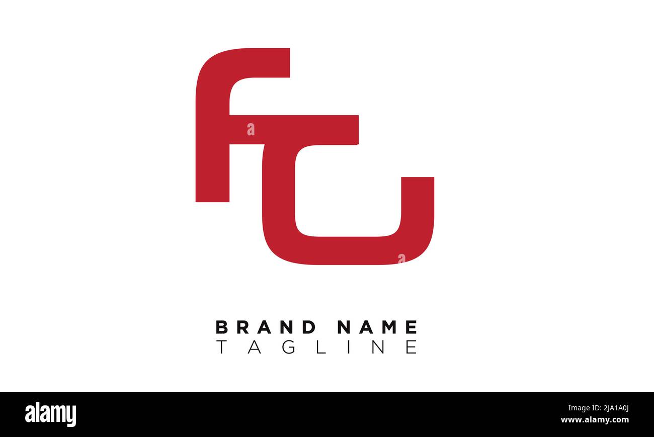 FO lettres Alphabet initiales Monogram logo Illustration de Vecteur