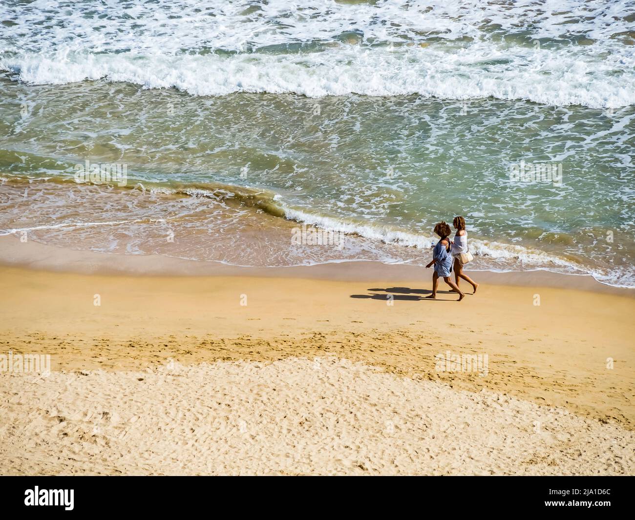 Isla Verde Beach sur l'océan Atlantique dans la zone métropolitaine de San Juan en Caroline Puerto Rico Banque D'Images