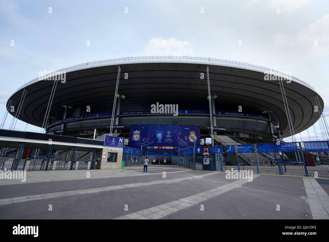 Une vue générale du Stade de France, Paris. Date de la photo: Jeudi 26 mai 2022. Banque D'Images