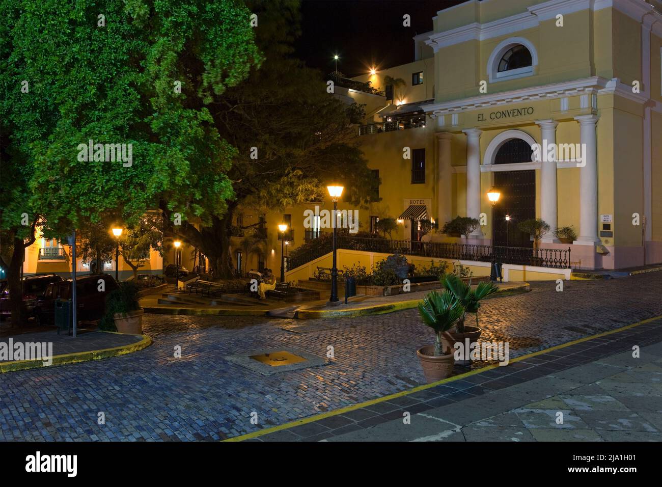 El Convento Hotel Old San Juan Puerto Rico H Banque D'Images