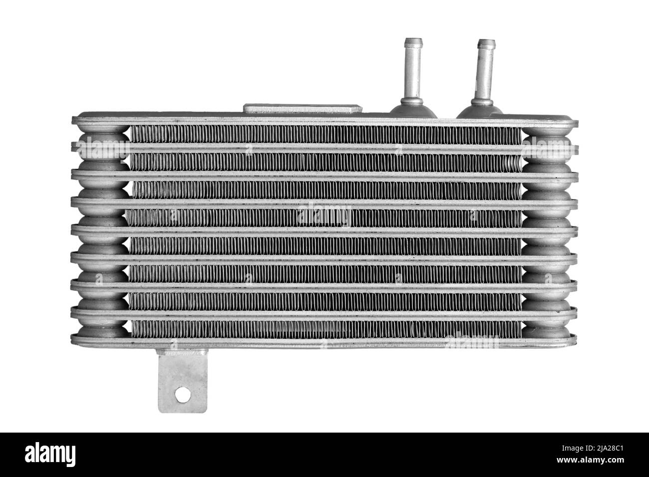 Nouveau radiateur de transmission automatique supplémentaire pour le refroidissement du liquide de transmission sur fond blanc Banque D'Images