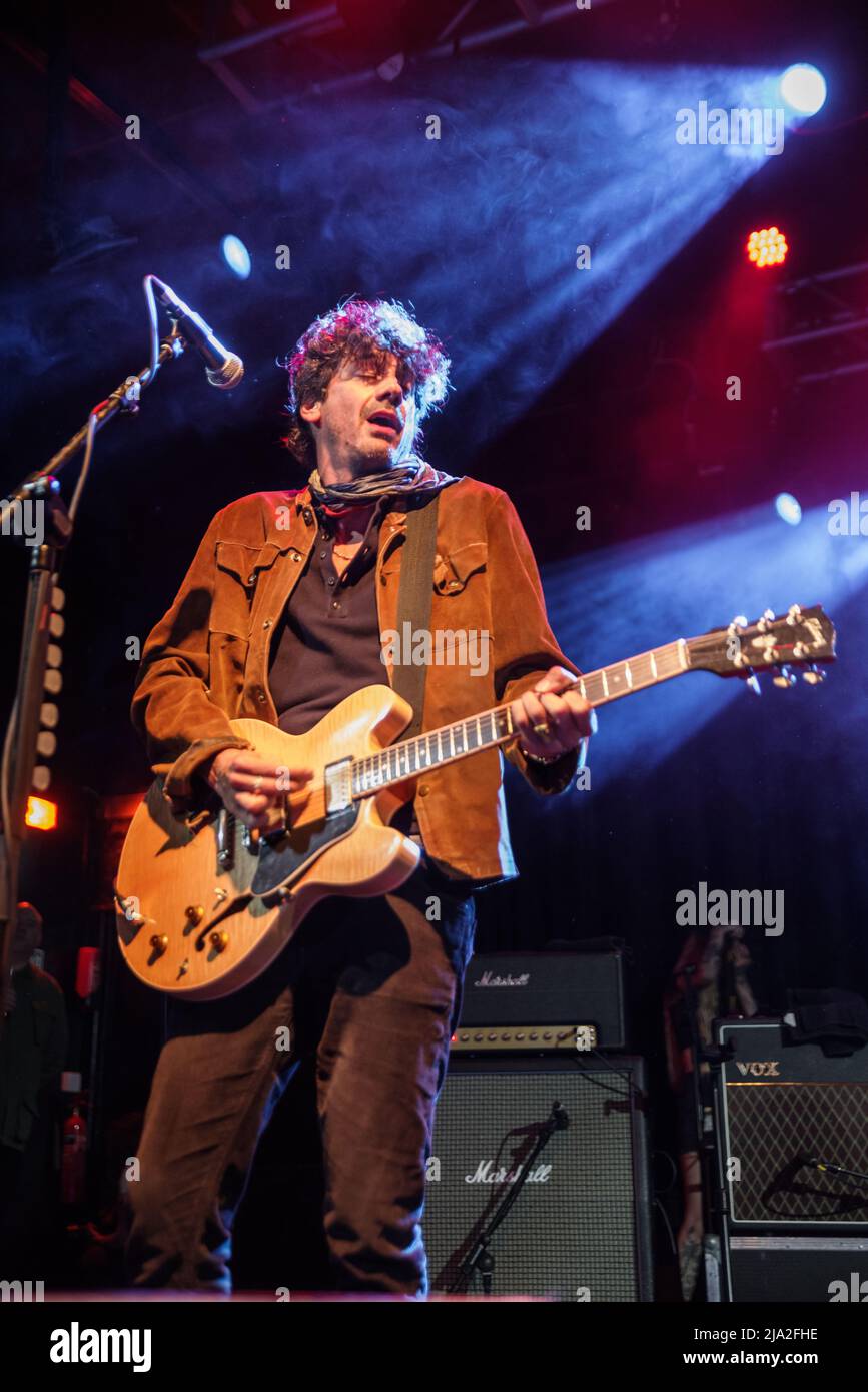 Londres, Angleterre, 26th mai 2022, Carl Barât, Gary Powell, Anthony Rossomando et Jamie Reynolds sont sur la scène pour célébrer 16 ans depuis l'album original, Nigel R Glasgow/Alay Live News Banque D'Images