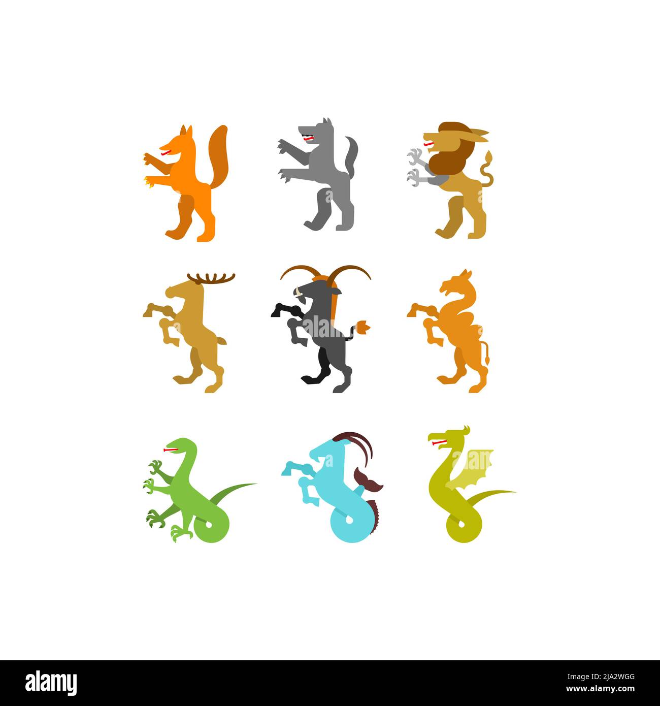 Logo de cerf d Banque d'images vectorielles - Alamy
