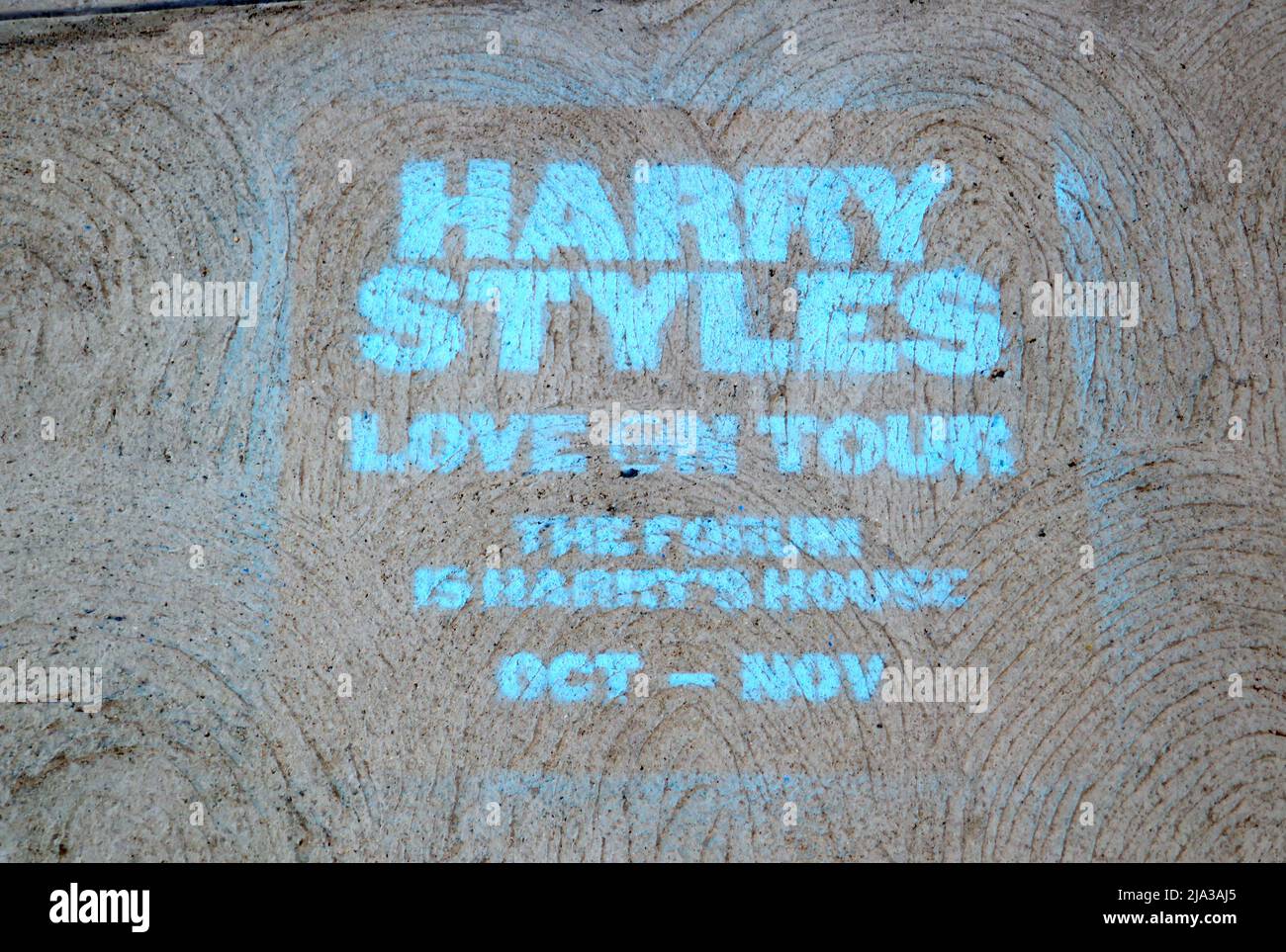 Los Angeles, Californie, États-Unis 26th mai 2022 chanteur Harry Styles Street Art pour Harry Styles Love On Tour concerts au Forum le 26 mai 2022 à Los Angeles, Californie, États-Unis. Photo par Barry King/Alay stock photo Banque D'Images