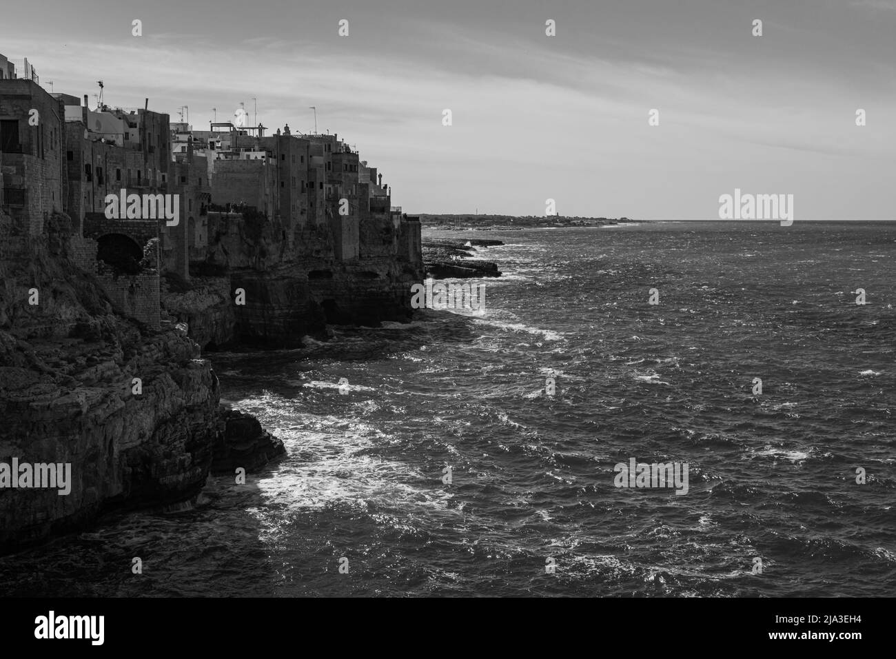 Les Pouilles, Polignano a Mare Banque D'Images
