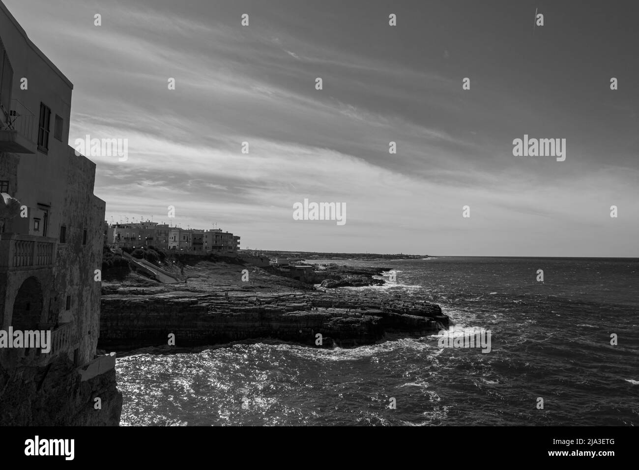 Les Pouilles, Polignano a Mare Banque D'Images
