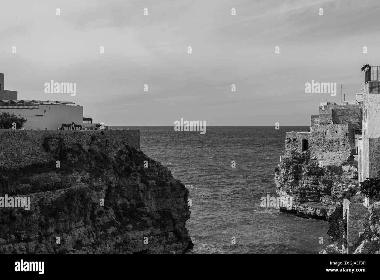 Les Pouilles, Polignano a Mare Banque D'Images