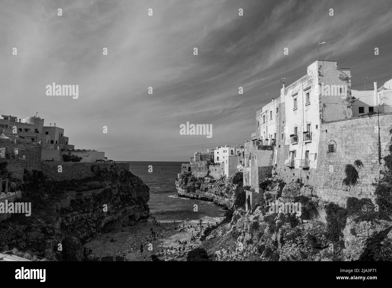 Les Pouilles, Polignano a Mare Banque D'Images