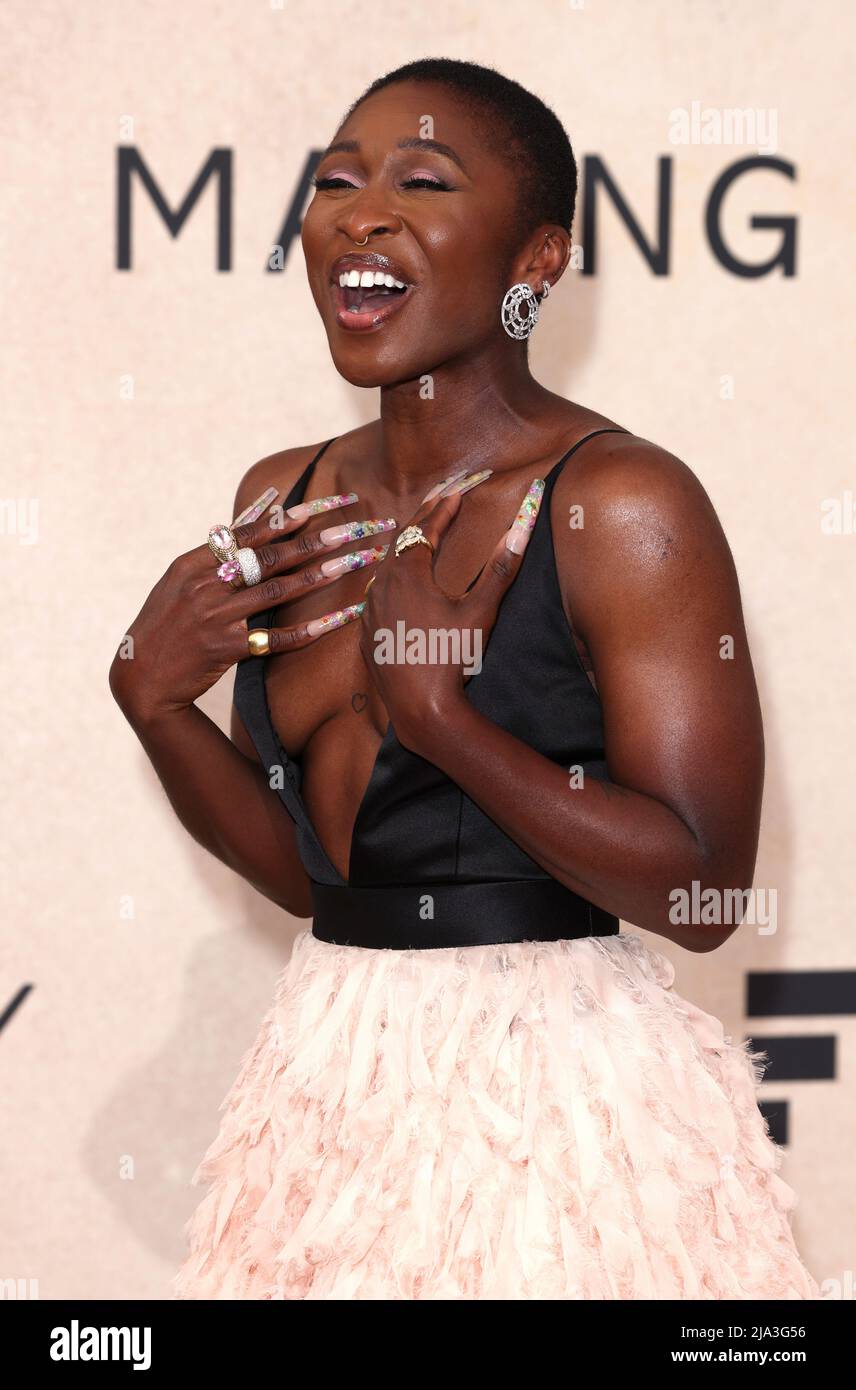 26th mai 2022. Cannes, France. Cynthia Erivo participe au gala de l'amfAR, dans le cadre du Festival du film de Cannes 75th, à l'Hôtel du Cap. Crédit : Doug Peters/EMPICS/Alamy Live News Banque D'Images