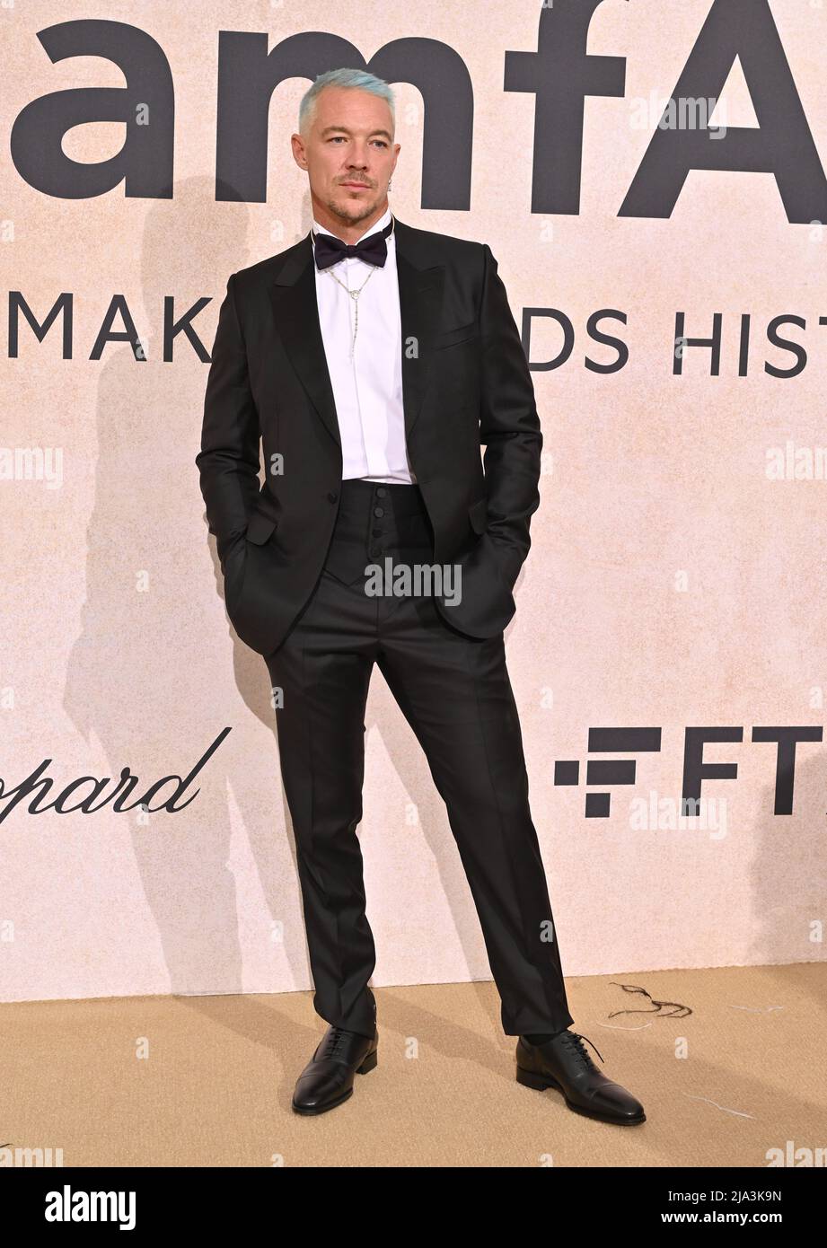 Cannes, France. 26th mai 2022. CANNES, FRANCE. 25 mai 2022 : dipo au Gala amfAR 2022 de Cannes au Festival de Cannes 75th. Crédit photo : Paul Smith/Alamy Live News Banque D'Images