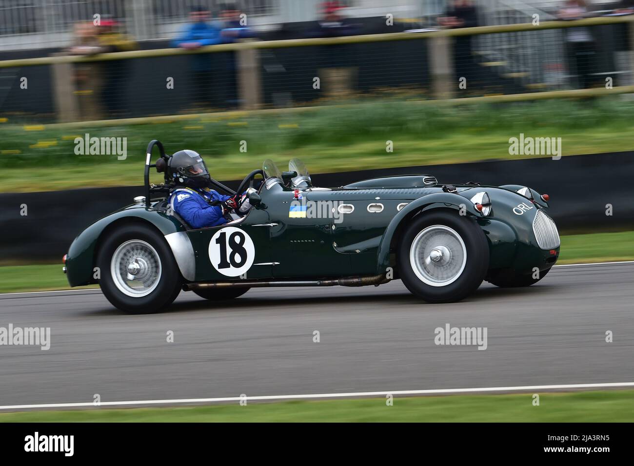 Nick Jarvis, Allard J2X, Peter Collins Trophée, une course monopilote de vingt-cinq minutes pour les voitures de course sportives qui se disputaient généralement Banque D'Images