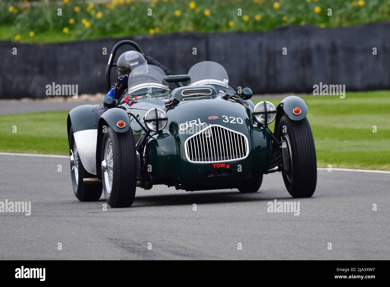 Nick Jarvis, Allard J2X, Peter Collins Trophée, une course monopilote de vingt-cinq minutes pour les voitures de course sportives qui se disputaient généralement Banque D'Images