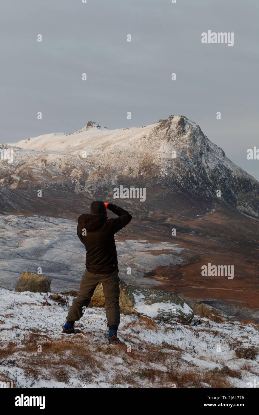 Photographe de plein air à Sutherland, Highland Ecosse Banque D'Images