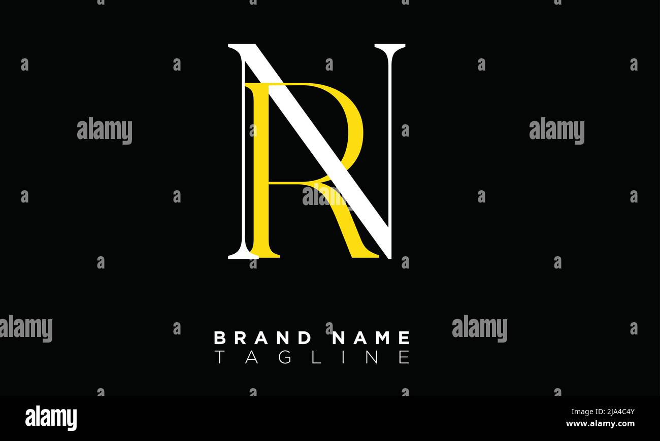 RN lettres Alphabet initiales logo monogramme Illustration de Vecteur