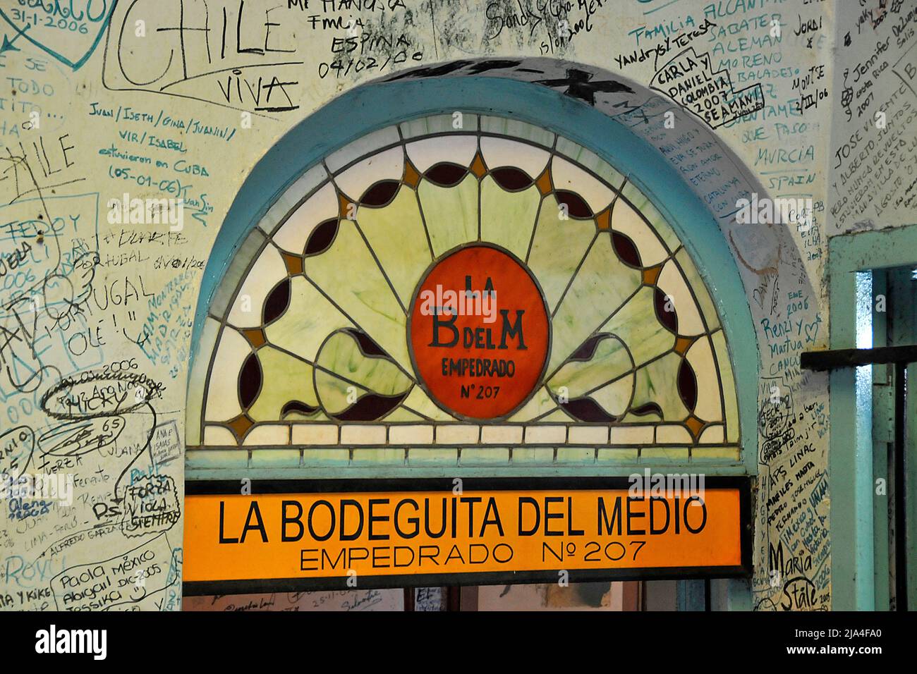 La Bodeguita del Medio, bar le plus populaire à la Havane, Cuba, Caraïbes Banque D'Images