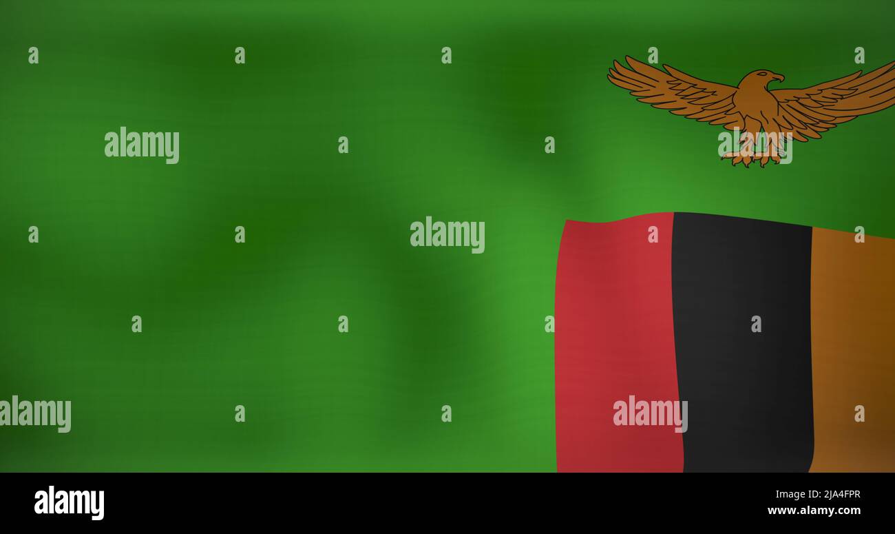 Drapeau de la zambie Banque de photographies et d’images à haute résolution Alamy